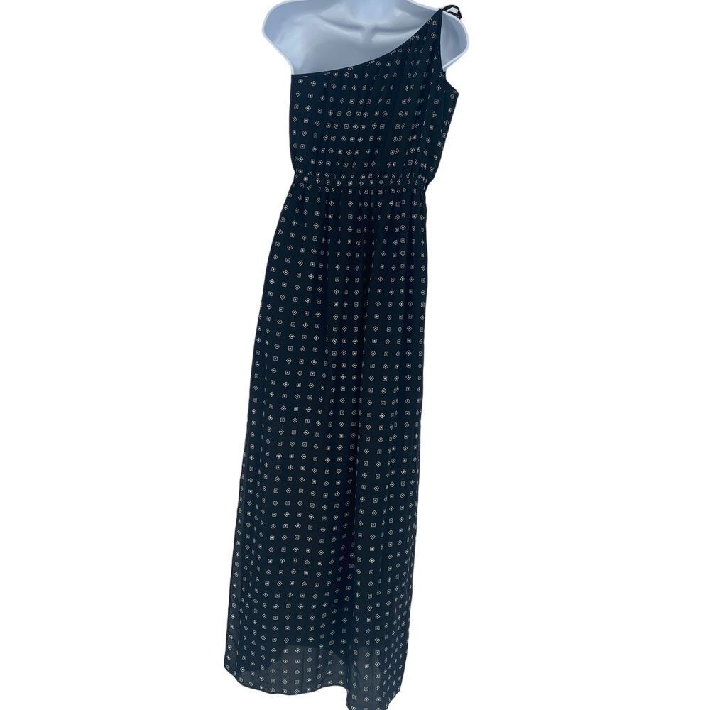 Madewell Silk Tie-Shoulder‎ Maxi Dress in Scatterblock Size 2 - Picture 6 of 11